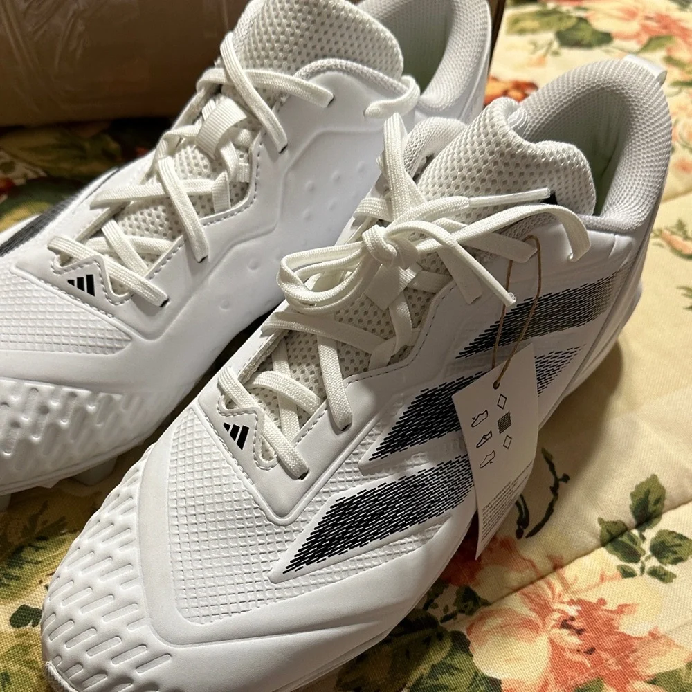 Adidas Adizero Instinct White Sports Cleats - Picture 7 of 7